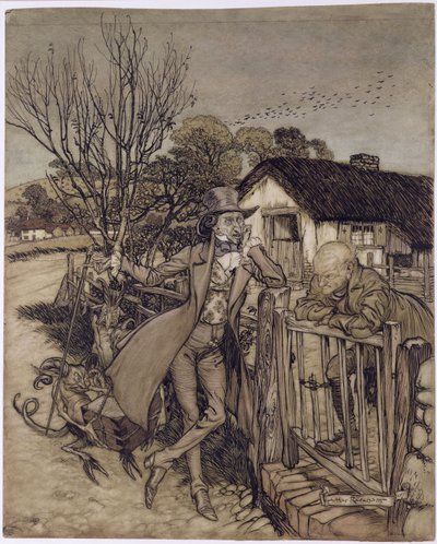 A Bargain With the Devil, 1907 by Arthur Rackham